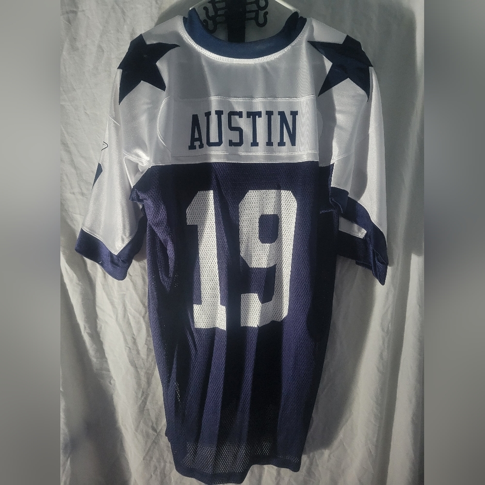 Rebook NFL Vintage Dallas Cowboys Miles Austin Throwback Jersey